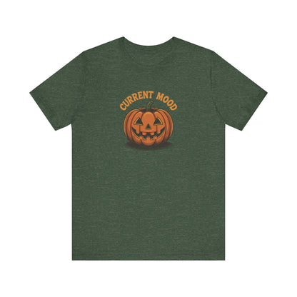 Current Mood (Vintage Jack) — Retro Halloween Tee (Dark)