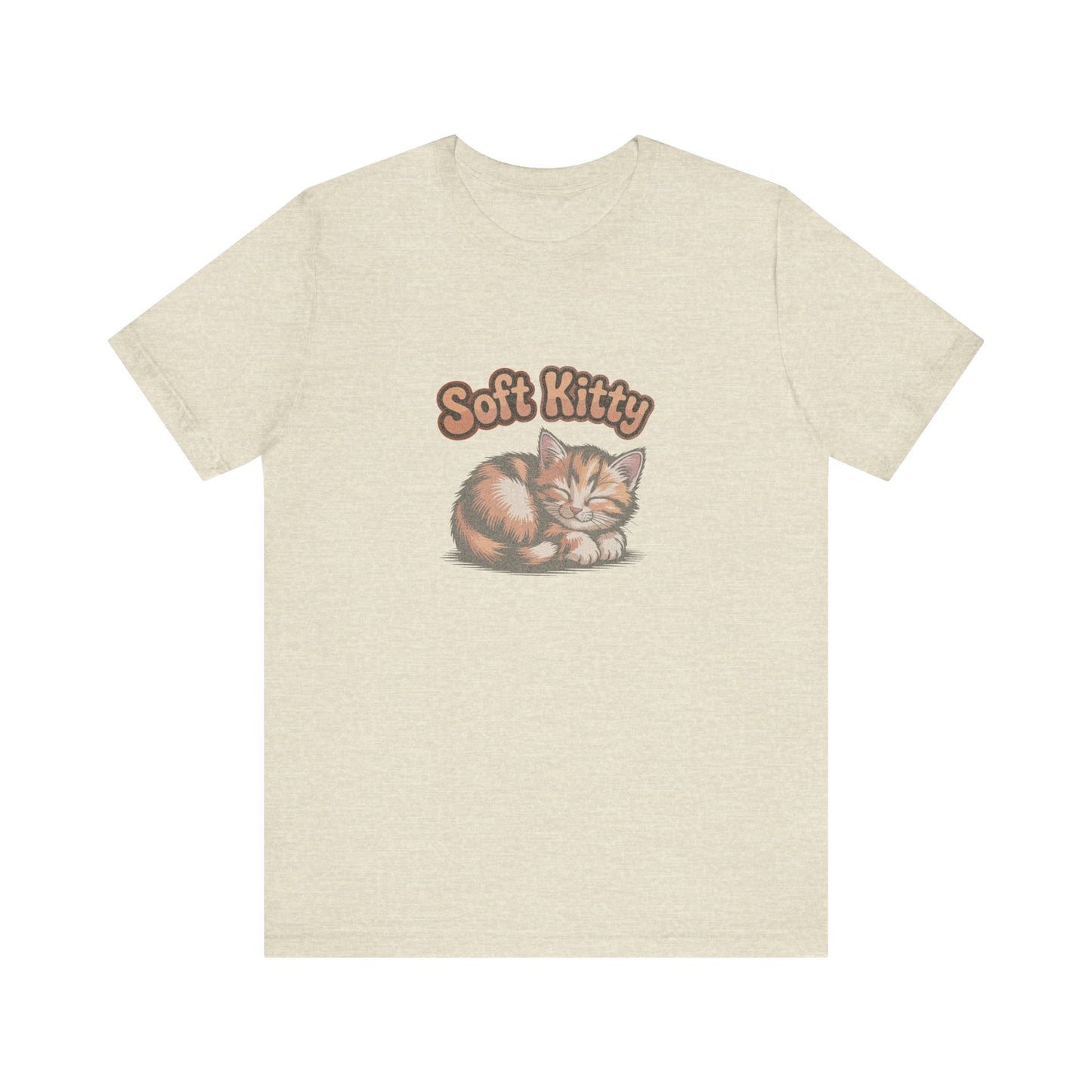 Soft Kitty Sick-Day Lullaby — Big Bang Theory Retro Tee (Light)