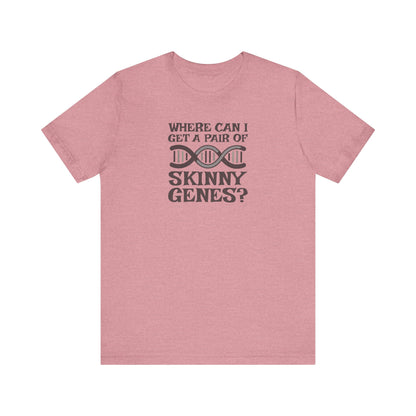 Pair of Skinny Genes — Retro Graphic Tee (Light)