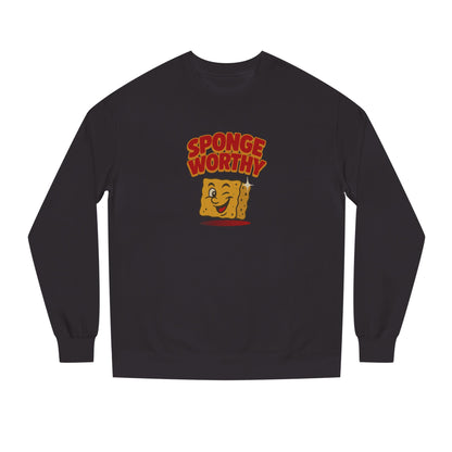 Spongeworthy — Seinfeld Retro Cartoon Sweatshirt (Dark)