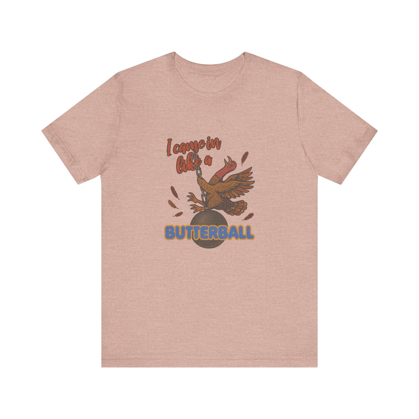 Like a Butterball — Miley Cyrus Thanksgiving Parody Retro Tee (Light)