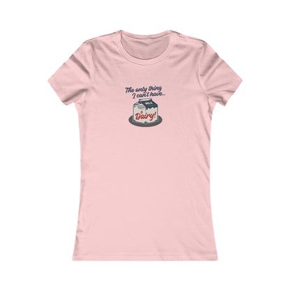 Can’t Have Dairy — Friends Jill Green Retro Women's Tee (Light)
