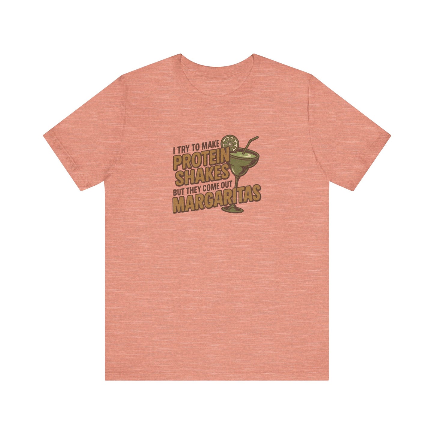 Protein Shakes (Oops, All Margaritas) — Retro Tee (Light)