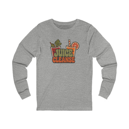 Juice Cleanse Liquid Diet — Boozy Brunch Retro Long Sleeve (Light)