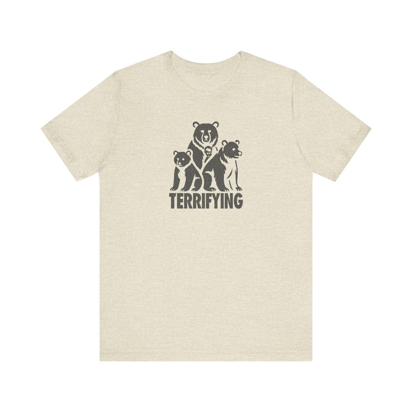 Bears Are Terrifying — Retro Silhouette Tee (Light)
