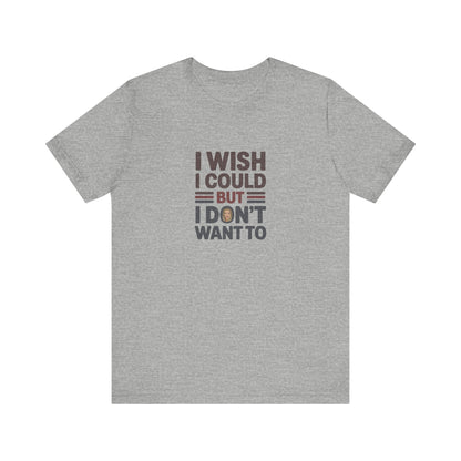 I Wish I Could, But I Don't Want To — Phoebe Buffay Retro Tee (Light)