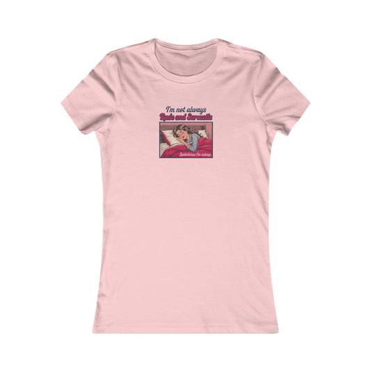 I'm Not Always Rude and Sarcastic — Retro Women's Tee (Light)