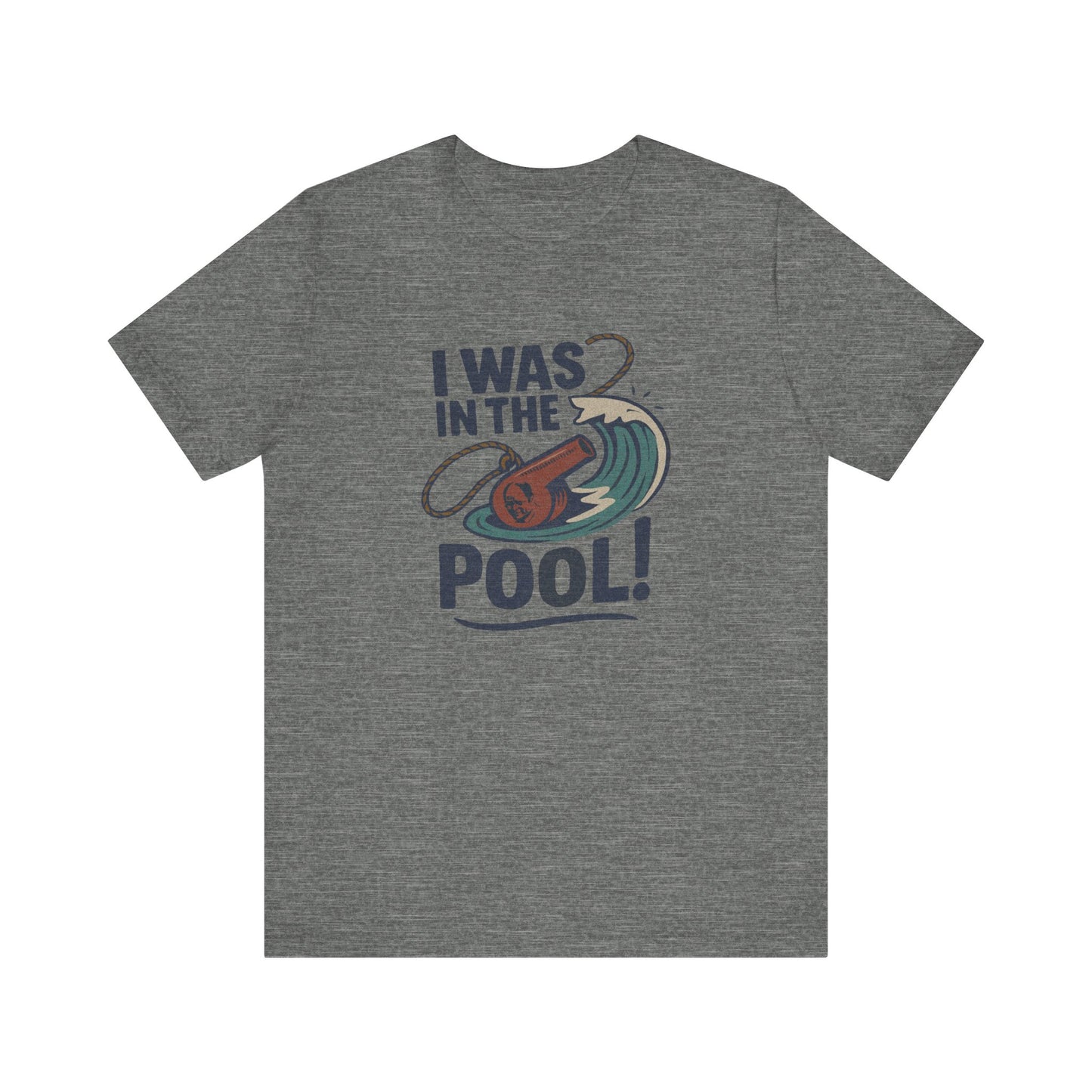 I Was in the Pool! — George Costanza Shrinkage Retro Tee (Light)