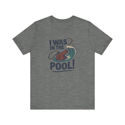 I Was in the Pool! — George Costanza Shrinkage Retro Tee (Light)