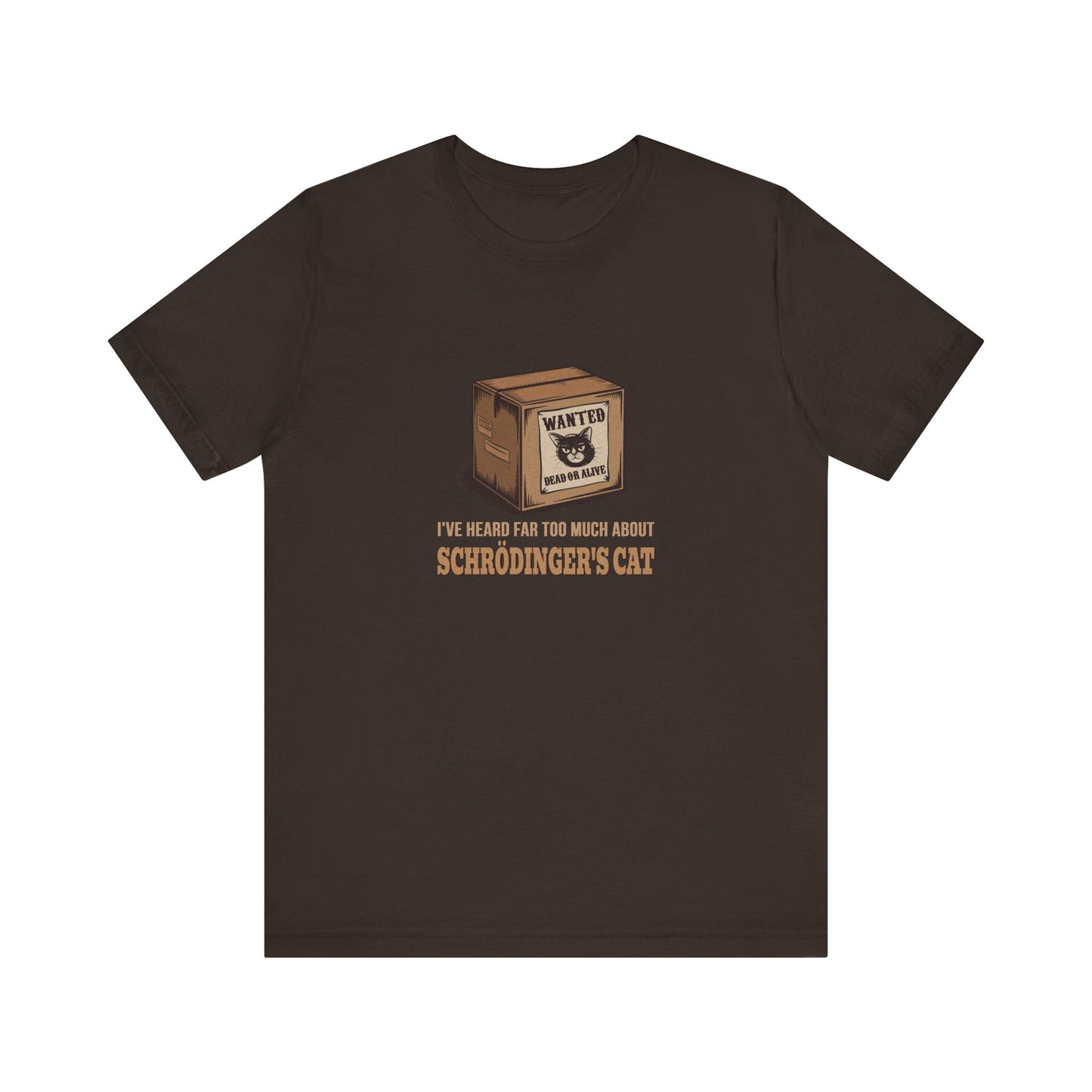 Schrödinger’s Cat — Big Bang Theory Retro Tee (Dark)