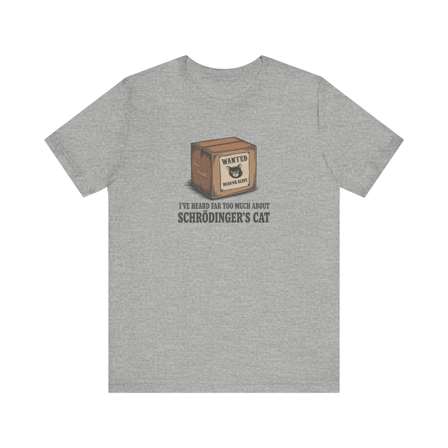 Schrödinger’s Cat — Big Bang Theory Retro Tee (Light)