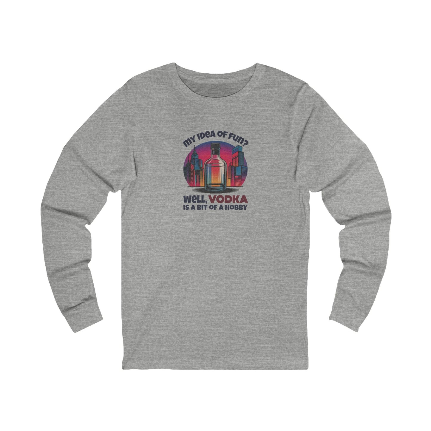 Vodka is a Bit of a Hobby — Retro Graphic Long Sleeve (Light)