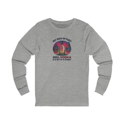 Vodka is a Bit of a Hobby — Retro Graphic Long Sleeve (Light)