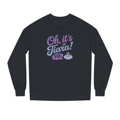 Oh, It’s a Tiara! (Put It On Me!) — Amy Farrah Fowler Retro Sweatshirt (Dark)