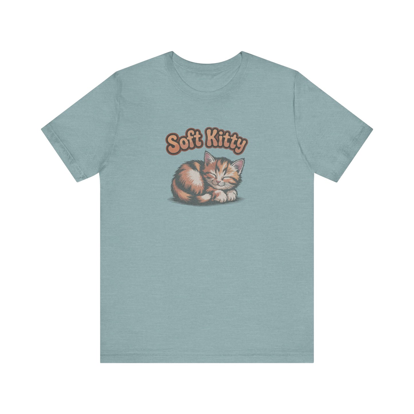 Soft Kitty Sick-Day Lullaby — Big Bang Theory Retro Tee (Light)