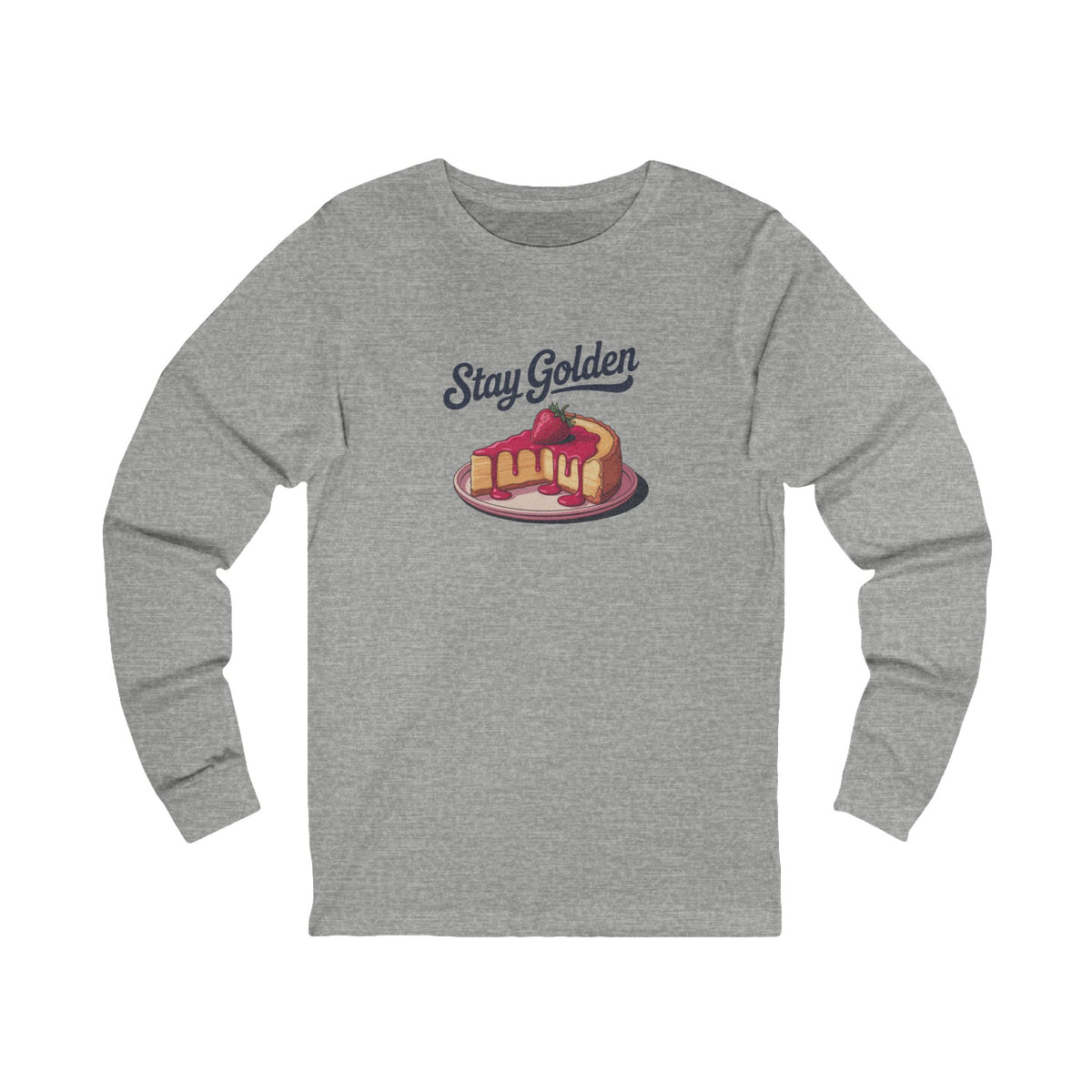 Stay Golden — Retro Cheesecake Graphic Long Sleeve (Light)