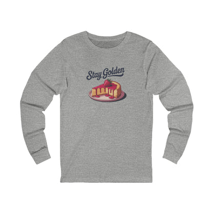 Stay Golden — Retro Cheesecake Graphic Long Sleeve (Light)