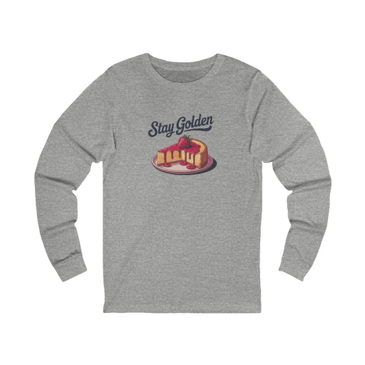Stay Golden — Retro Cheesecake Graphic Long Sleeve (Light)