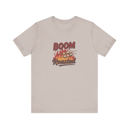 Boom, Roasted — Michael Scott Retro Tee (Light)