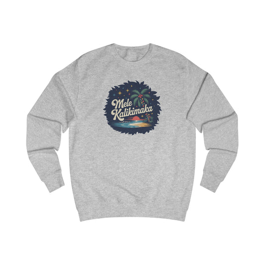 Mele Kalikimaka — Retro Hawaiian Christmas Sweatshirt (Light)