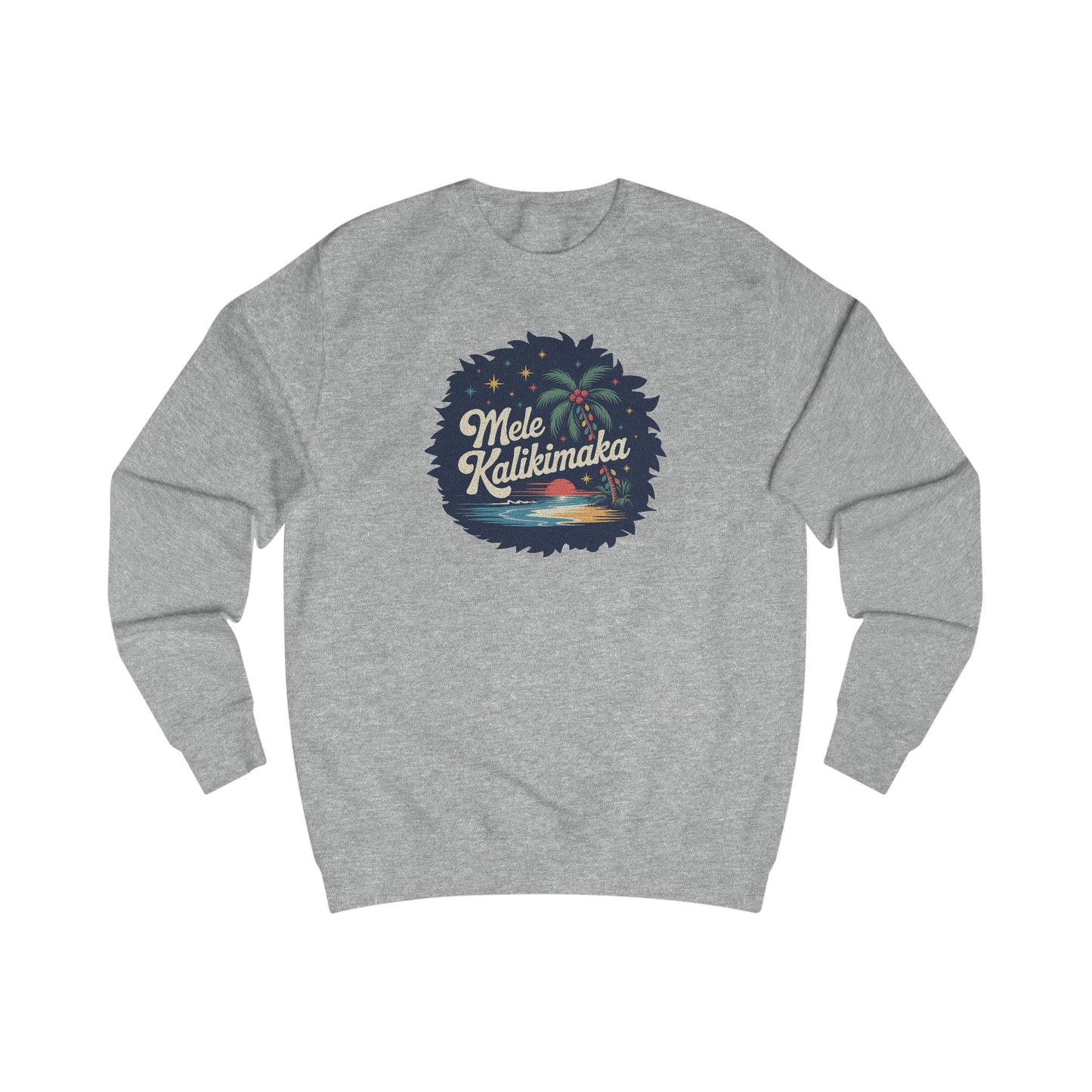 Mele Kalikimaka — Retro Hawaiian Christmas Sweatshirt (Light)