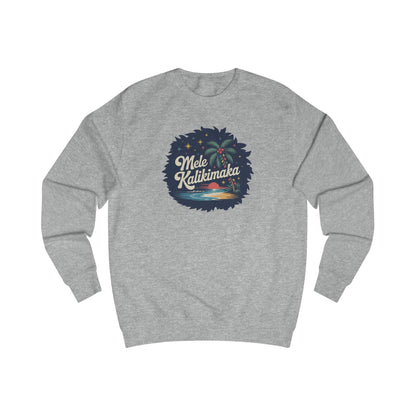 Mele Kalikimaka — Retro Hawaiian Christmas Sweatshirt (Light)