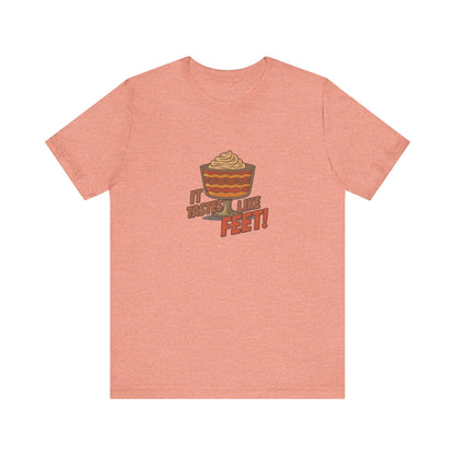It Tastes Like Feet! — Thanksgiving Trifle Retro Tee (Light)