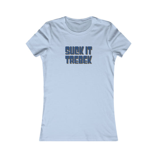 Suck It Trebek — SNL Celebrity Jeopardy Sketch Retro Women's Tee (Light)