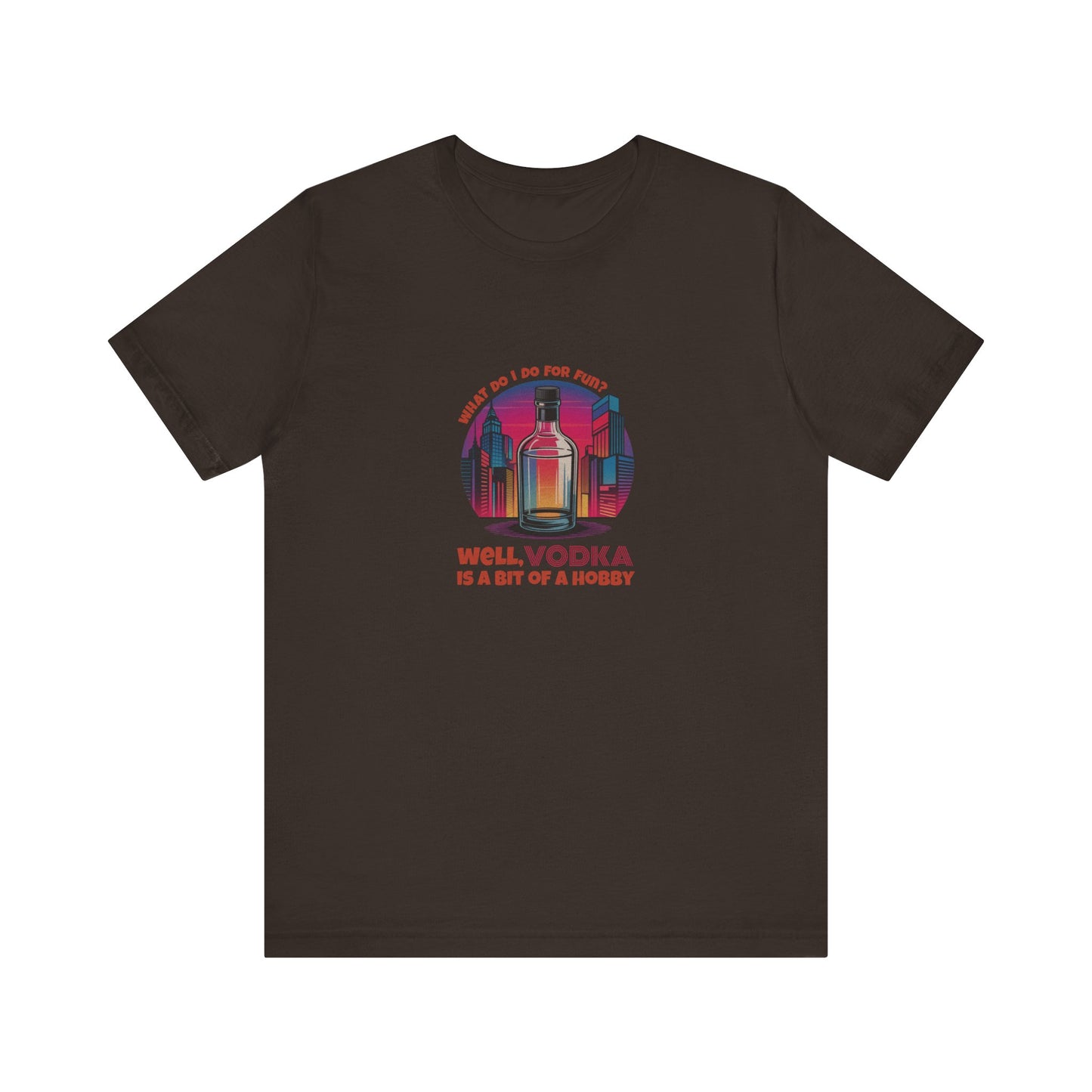 Vodka is a Bit of a Hobby — Retro Graphic Tee (Dark)