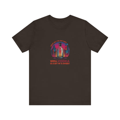 Vodka is a Bit of a Hobby — Retro Graphic Tee (Dark)