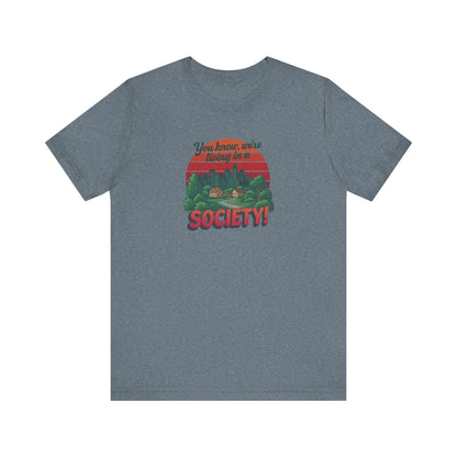 We’re Living in a Society! — Seinfeld Retro Tee (Light)