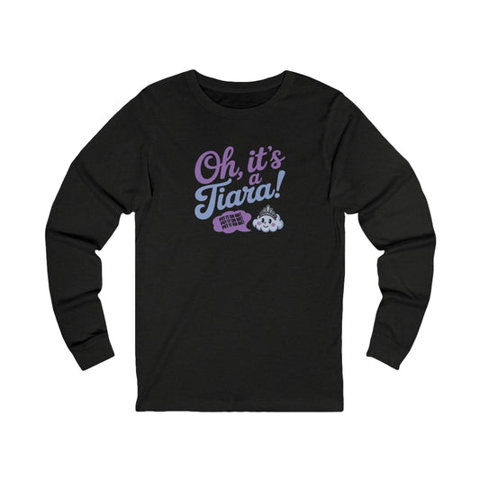 Oh, It’s a Tiara! (Put It On Me!) — Amy Farrah Fowler Retro Long Sleeve (Dark)