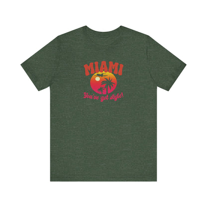 Miami, You've Got Style! — Golden Girls Retro Tee (Dark)