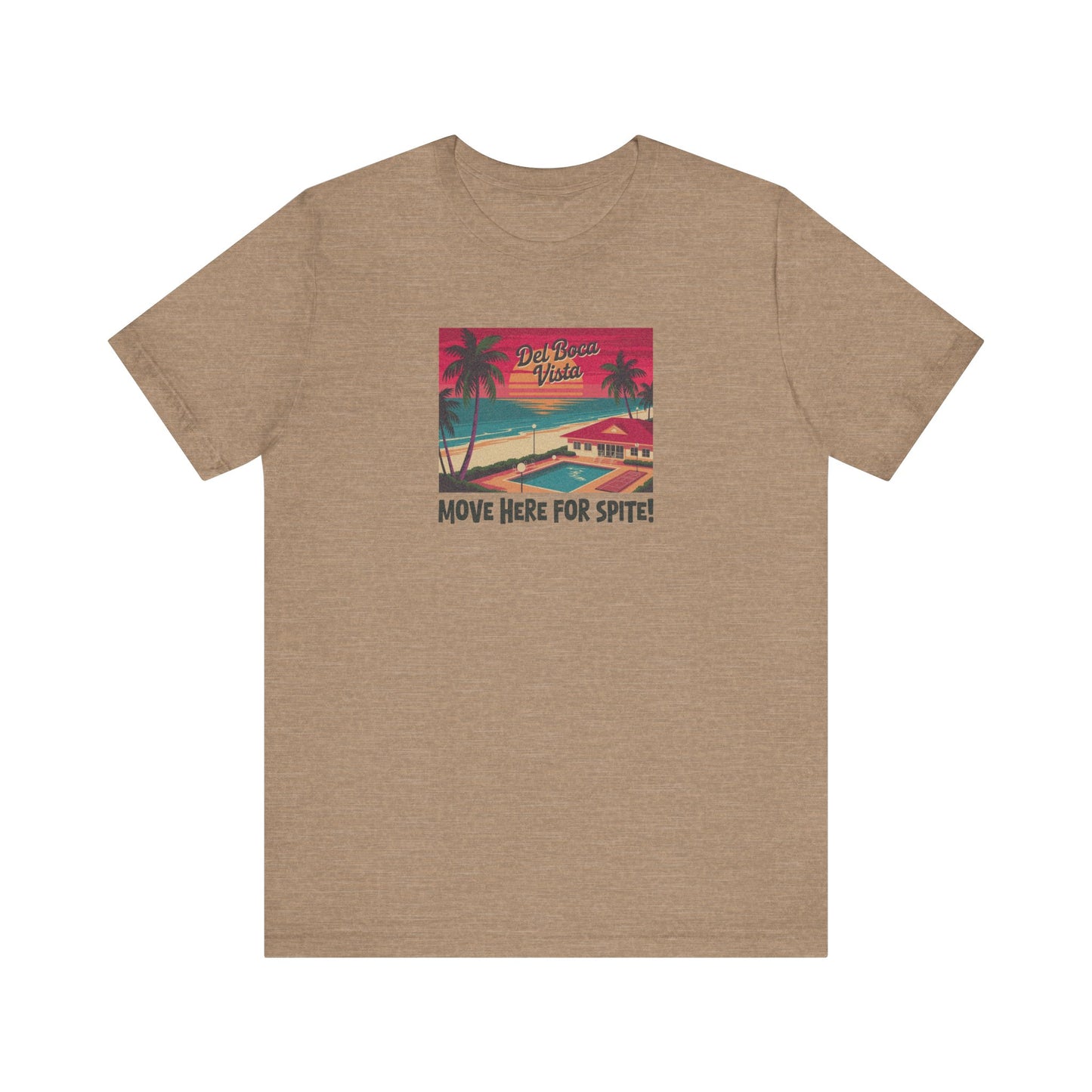 Del Boca Vista (Move Here For Spite!) — Seinfeld Retro Tee (Light)