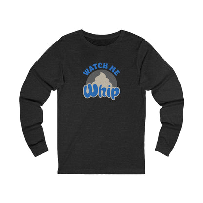 Watch Me Whip — Retro Thanksgiving Graphic Long Sleeve (Dark)