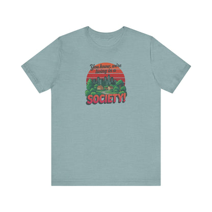 We’re Living in a Society! — Seinfeld Retro Tee (Light)