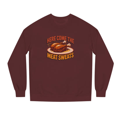 Here Come the Meat Sweats — Friends Thanksgiving Sweatshirt (Dark)