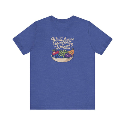Would Anyone Care for Fruit or Dessert? — Clue Retro Tee (Dark)