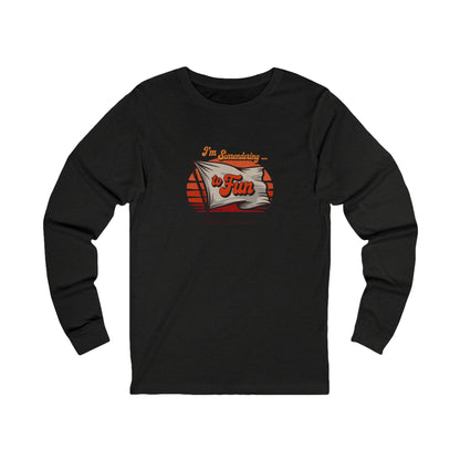 I'm Surrendering to Fun — Fun with Flags Retro Long Sleeve (Dark)