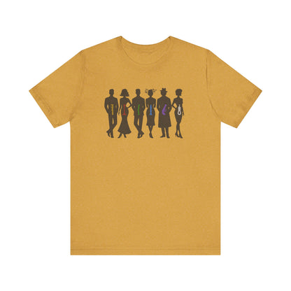 The Usual Suspects, Properly Armed — Clue Retro Tee (Light)