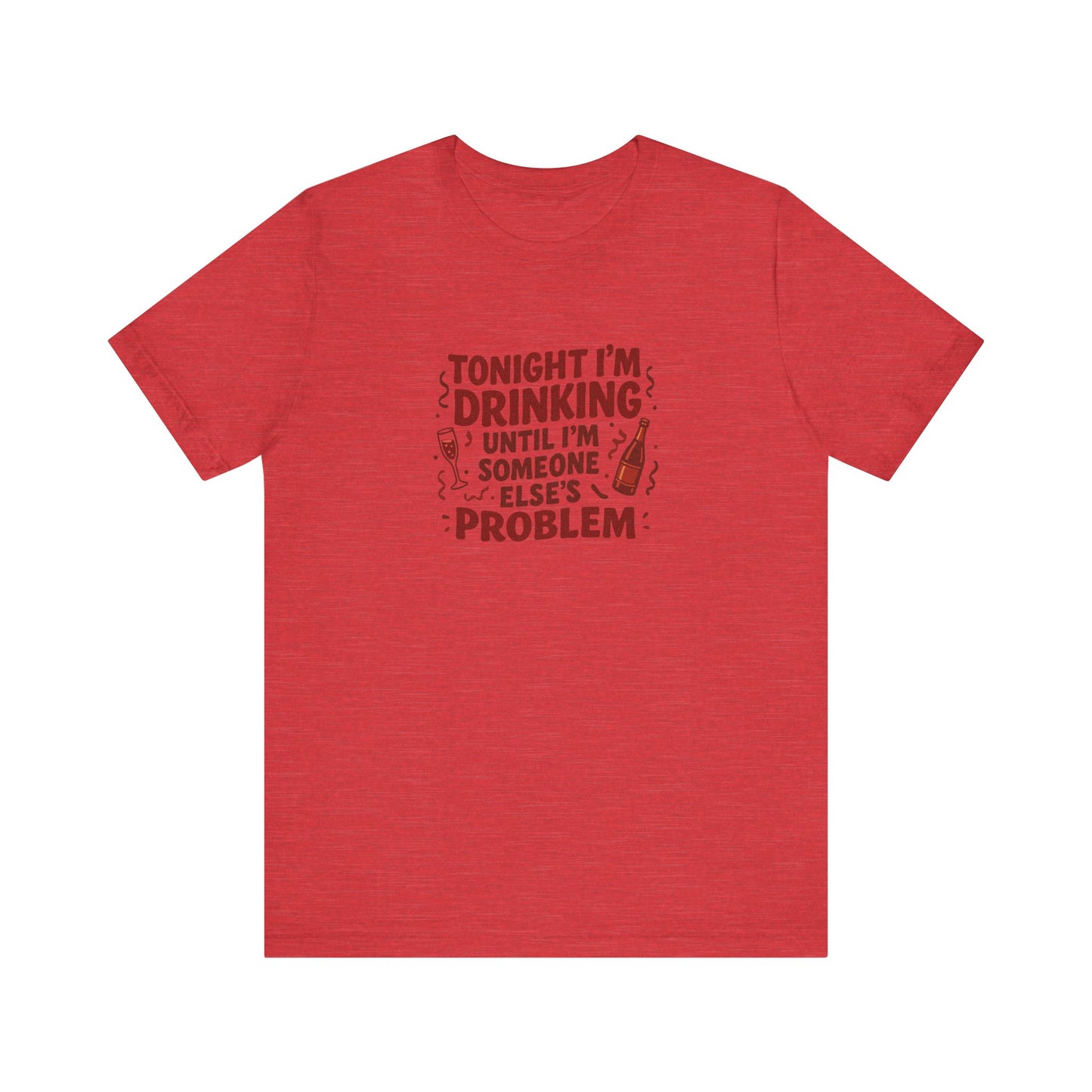 The Problem is Coming From Inside the Bar — Retro Tee (Light)