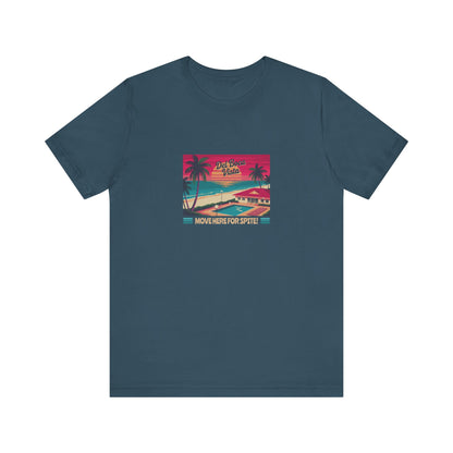 Del Boca Vista (Move Here For Spite!) — Seinfeld Retro Tee (Dark)