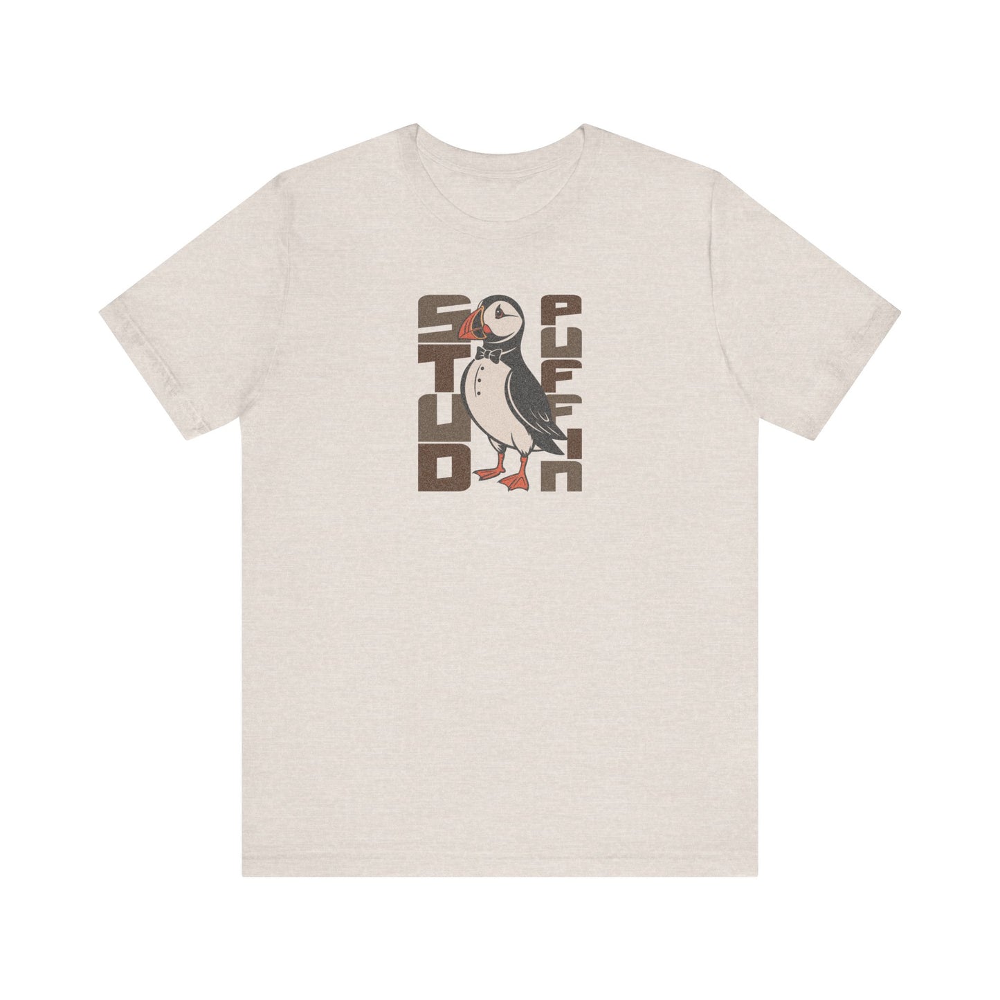 Stud Puffin, Licensed to Chill – Spy-Bird Retro Tee (Light)