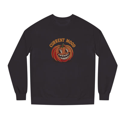 Current Mood (Toothy Jack) — Retro Halloween Sweatshirt (Dark)