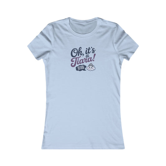 Oh, It’s a Tiara! (Put It On Me!) — Amy Farrah Fowler Retro Women's Tee (Light)