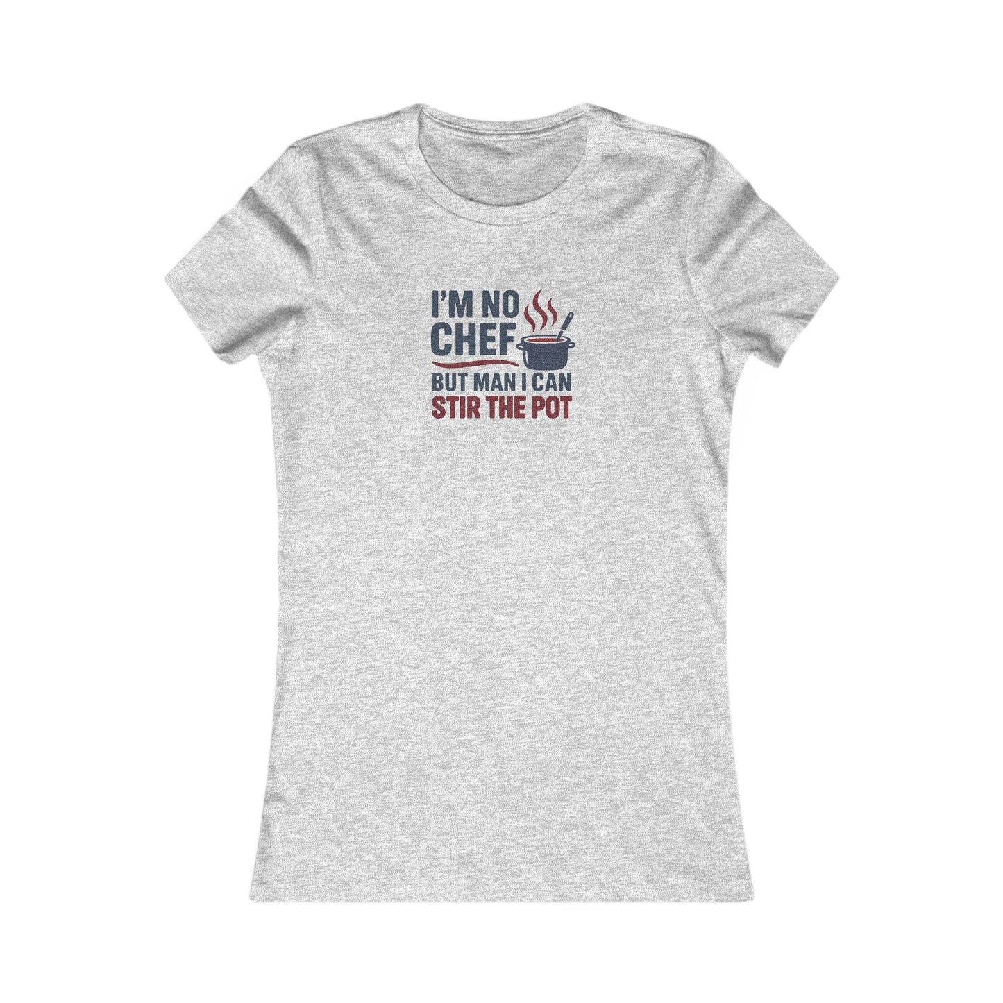 I'm No Chef, But Man I Stir the Pot — Retro Women's Tee (Light)