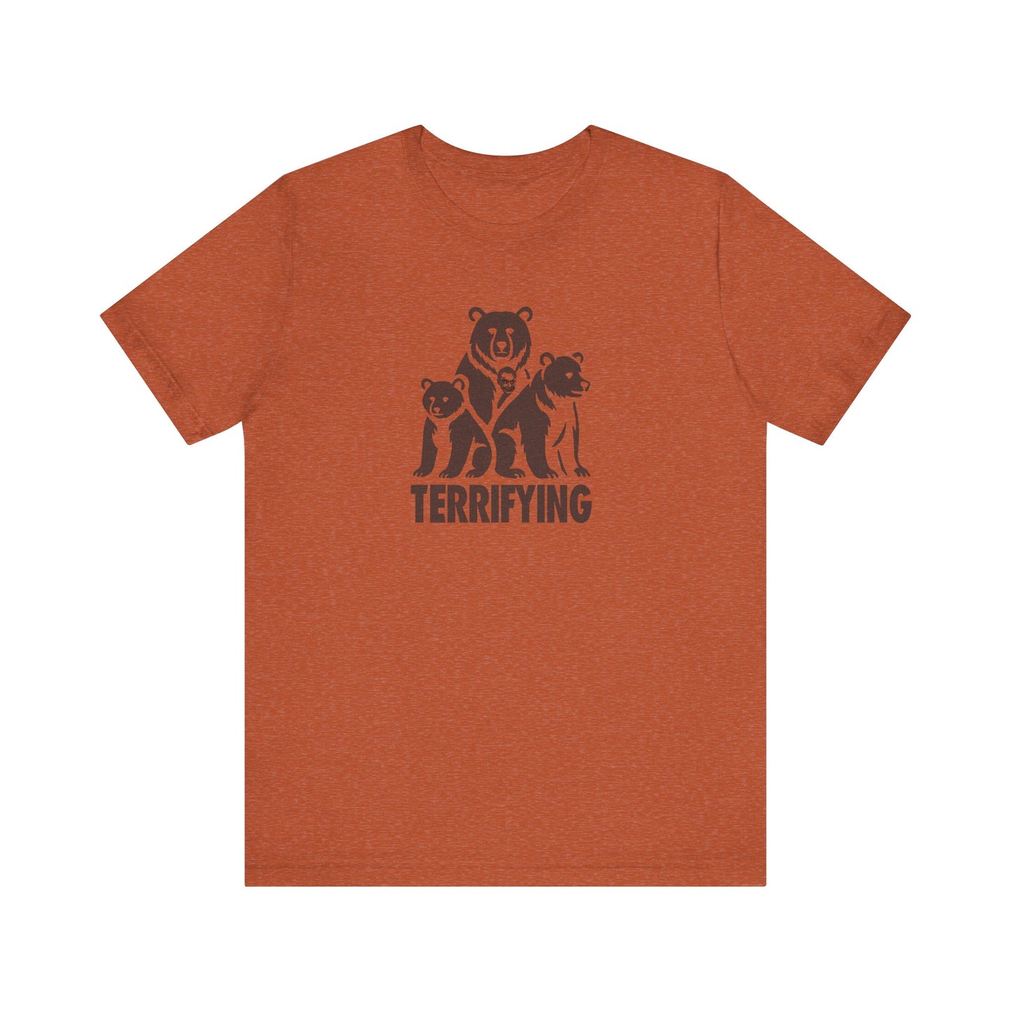 Bears Are Terrifying — Retro Silhouette Tee (Light)