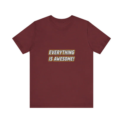 Everything is Awesome! — The LEGO Movie-Inspired Retro Tee (Dark)