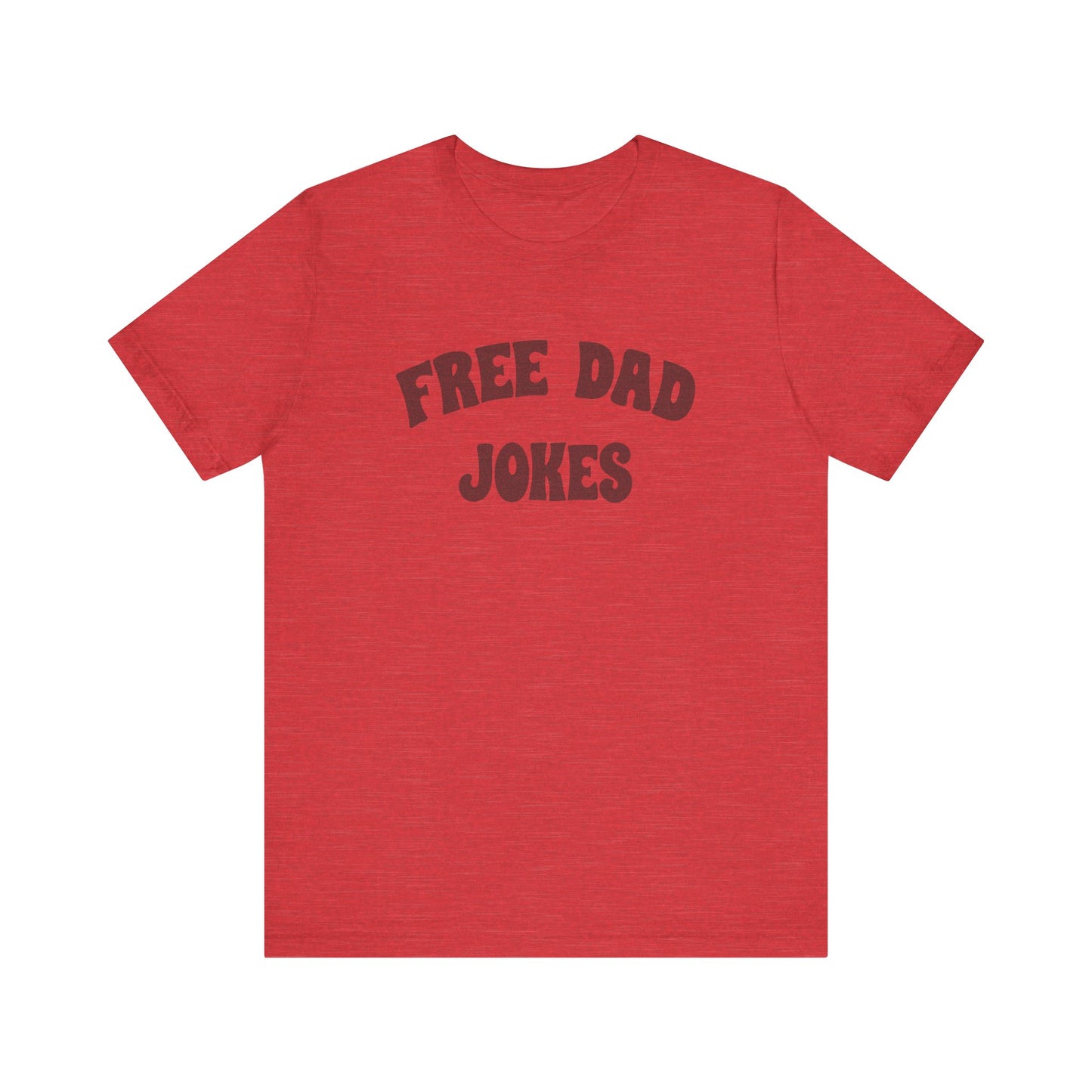Free Dad Jokes Shirt — Funny Dad Gift, Retro Pun Tee