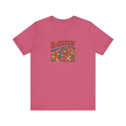 Bazinga! Ball Pit — Big Bang Theory Retro Tee (Light)